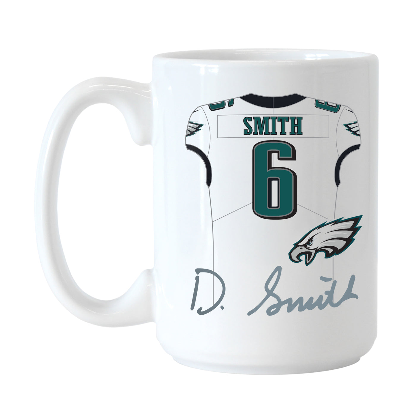 Philadelphia Eagles 15oz Devonta Smith Jersey Sublimated Mug