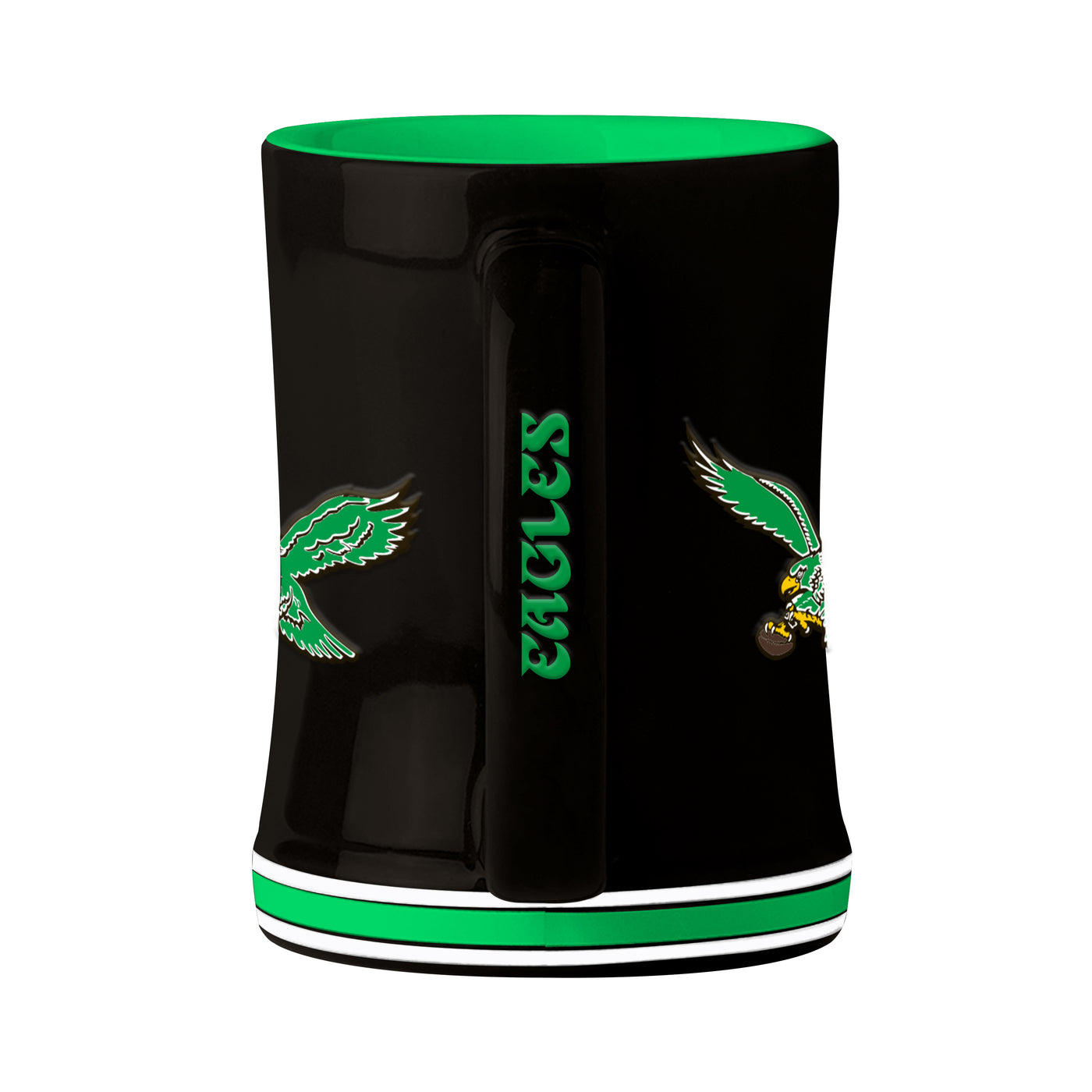 Philadelphia Eagles Retro Black 14oz Relief Mug