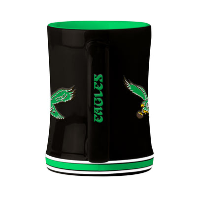 Philadelphia Eagles Retro Black 14oz Relief Mug