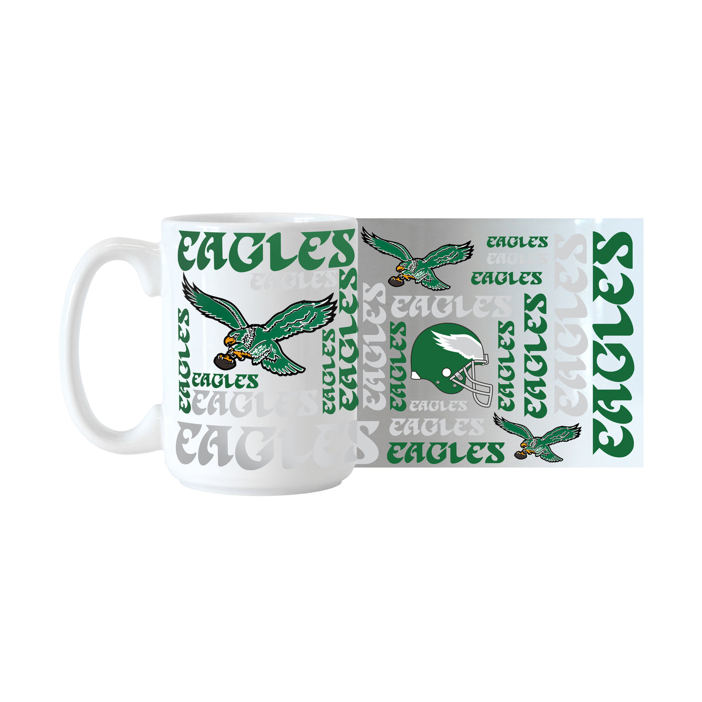 Philadelphia Eagles Retro 15oz Spirit Sublimated Mug