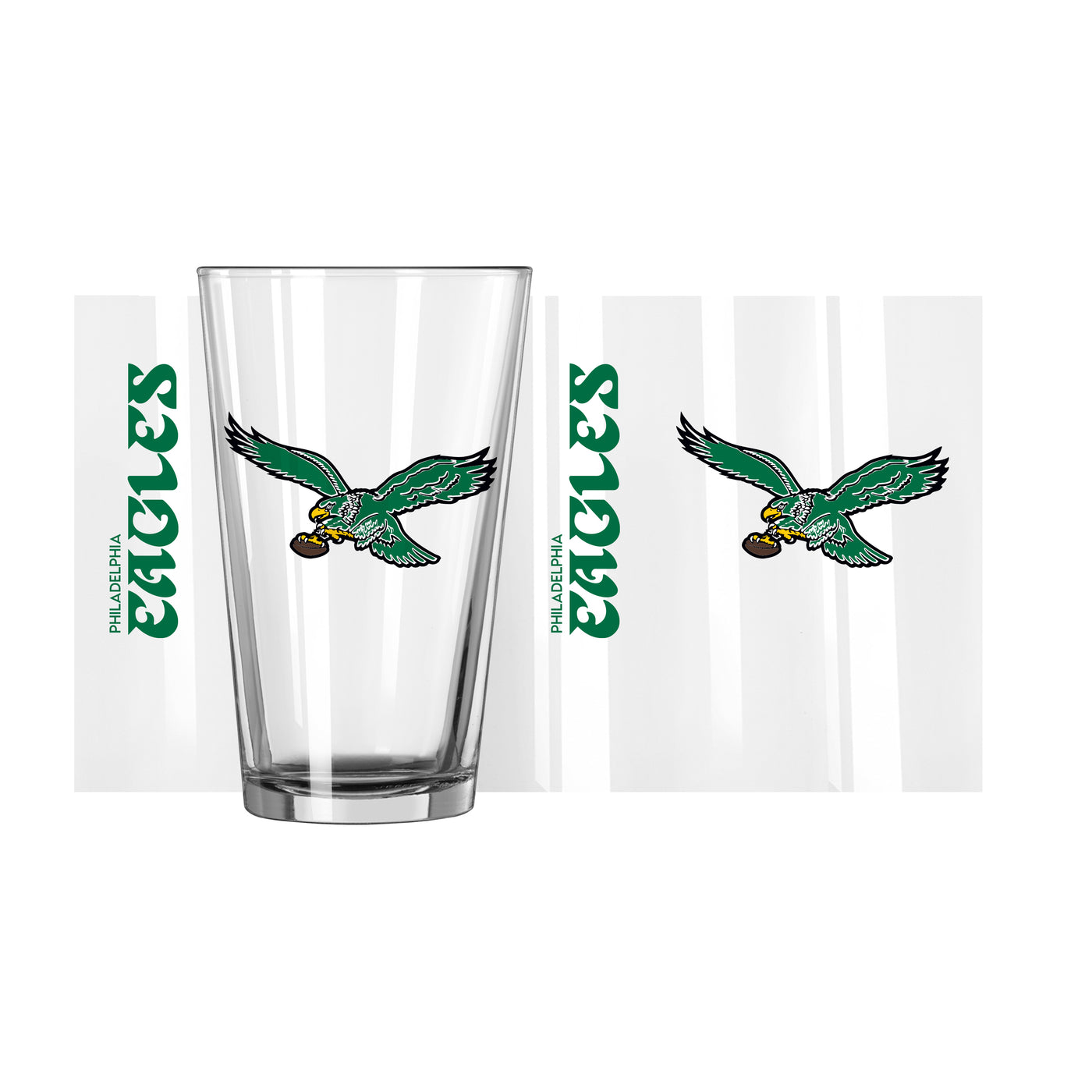 Philadelphia Eagles Retro 16oz Gameday Pint Glass