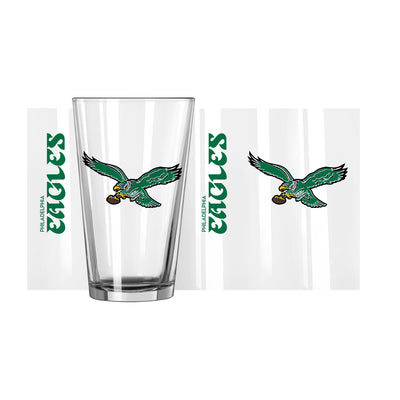 Philadelphia Eagles Retro 16oz Gameday Pint Glass