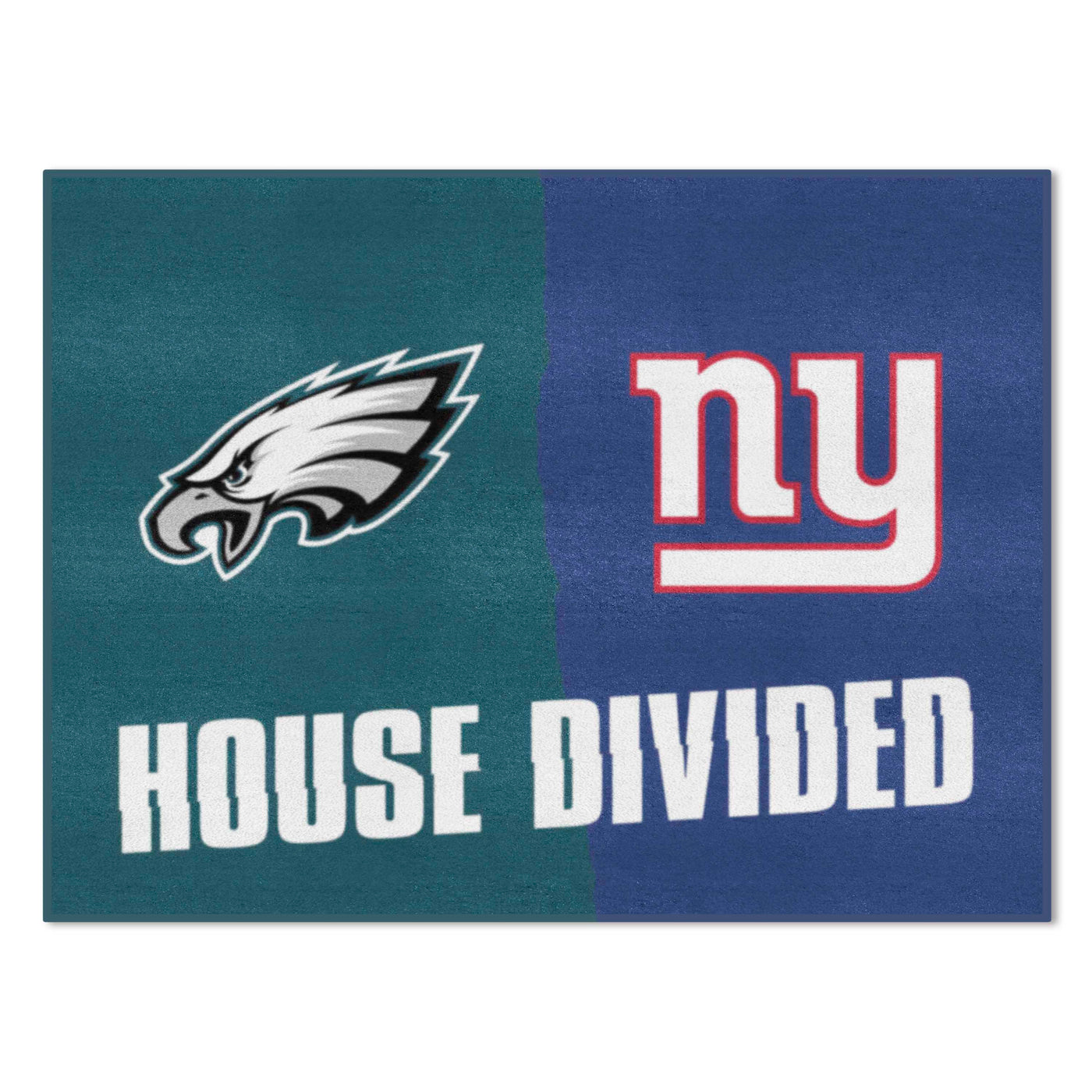 NFL House Divided Mat - Eagles / Giants