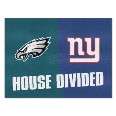 NFL House Divided Mat - Eagles / Giants