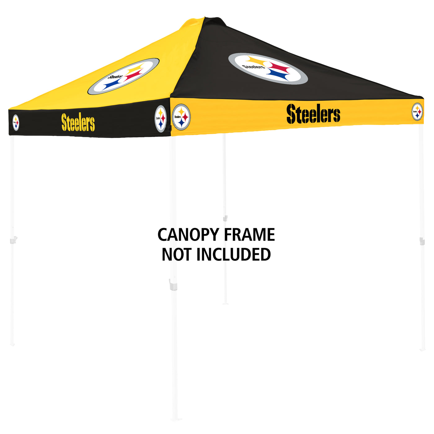 Pittsburgh Steelers Checkerboard Canopy Top - Logo Brands