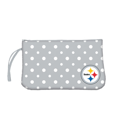 Pittsburgh Steelers Dot Wristlet - Logo Brands
