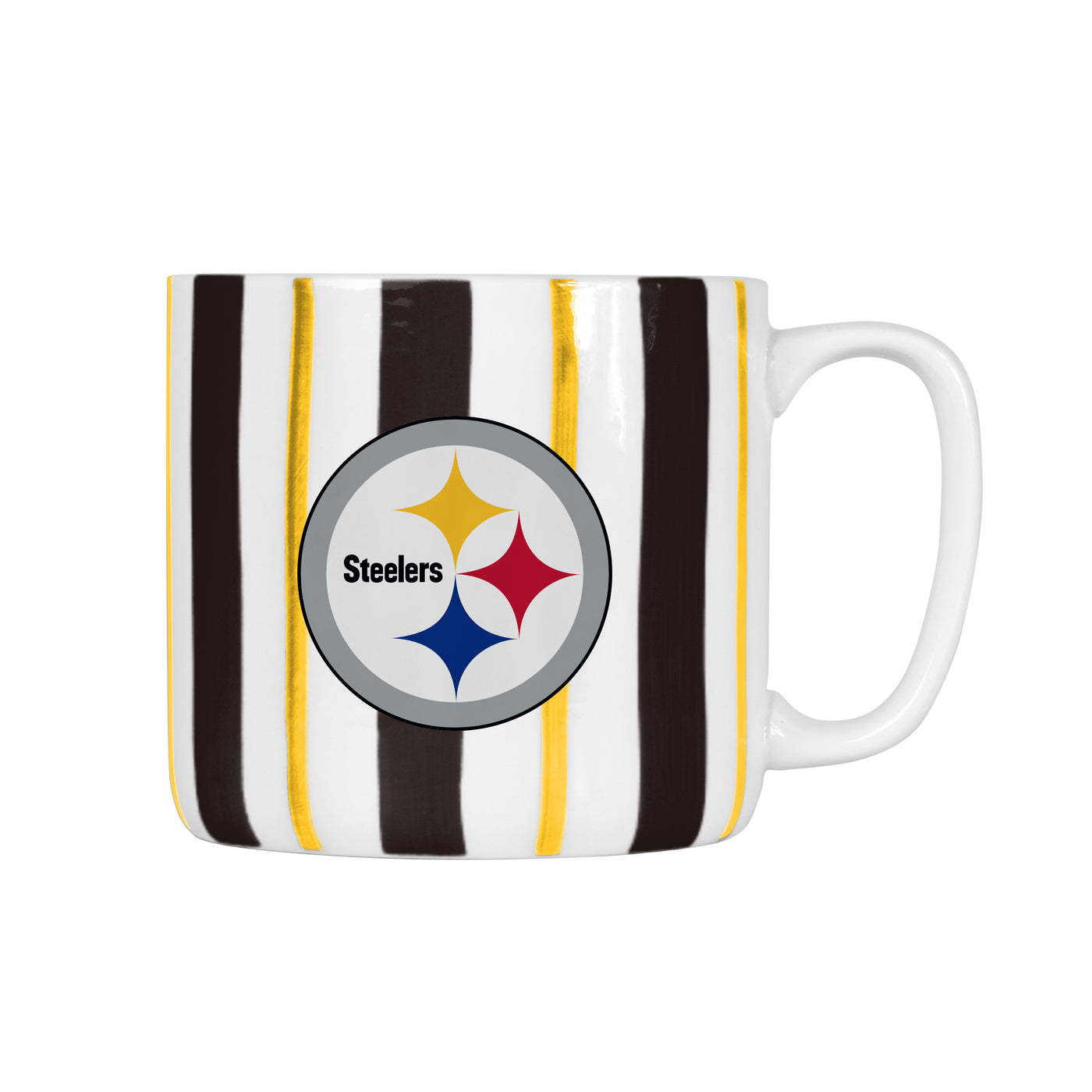 Pittsburgh Steelers 16oz Brushstroke Stripe Mug