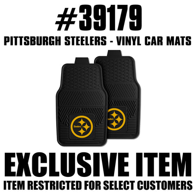 NFL - Pittsburgh Steelers 2-pc Vinyl Car Mat Set