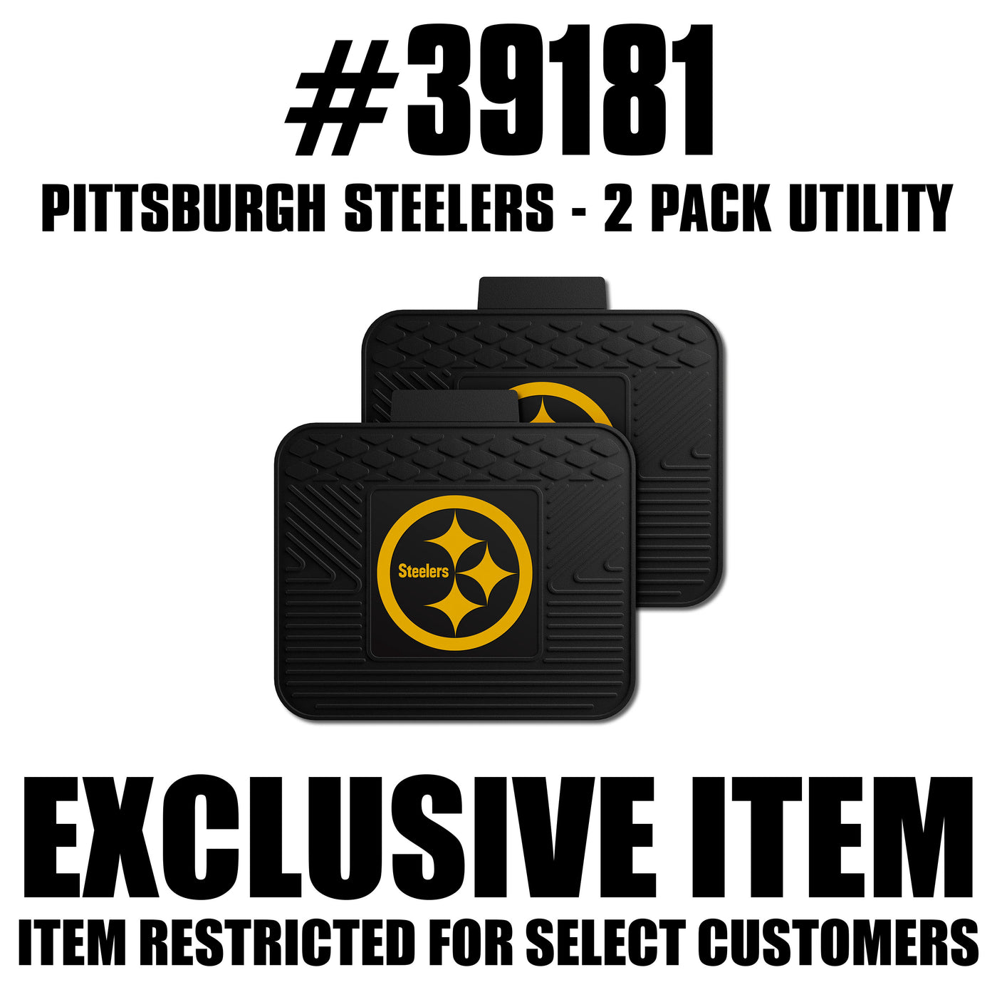 NFL - Pittsburgh Steelers 2 Utility Mats