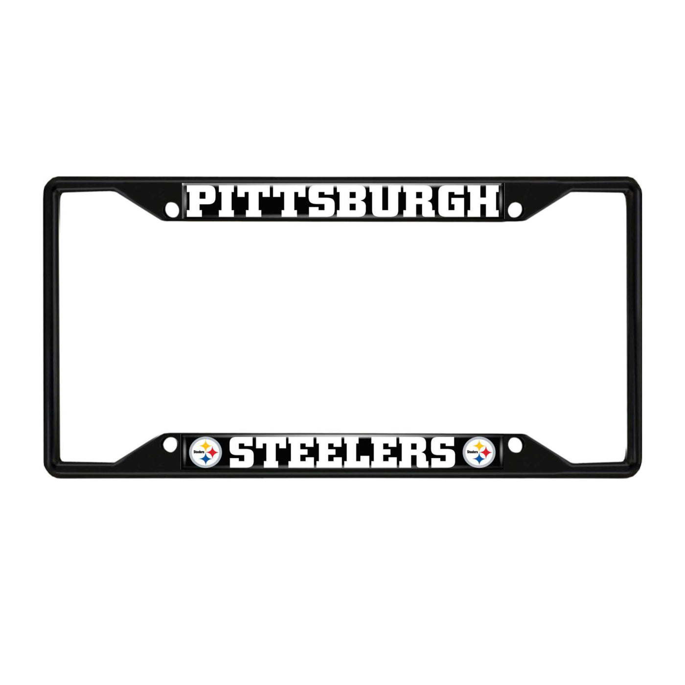 NFL - Pittsburgh Steelers Black License Plate Frame