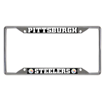 NFL - Pittsburgh Steelers Chrome License Plate Frame