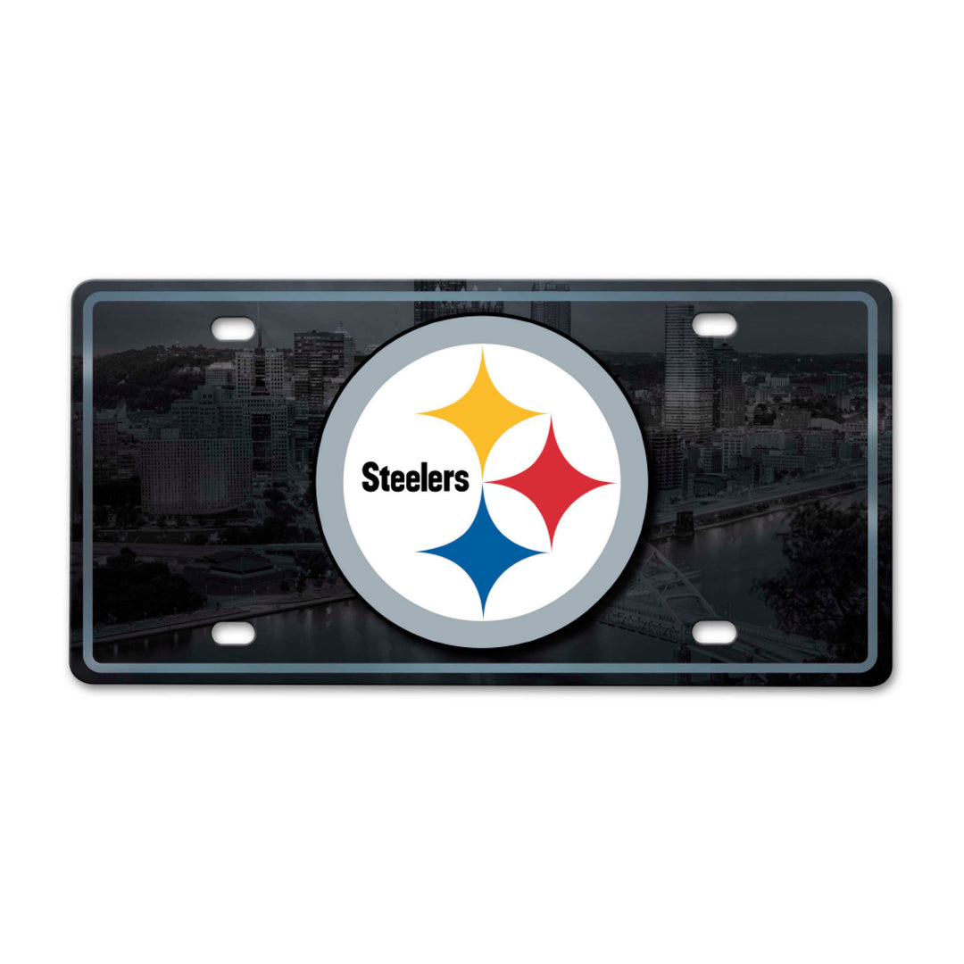 Pttsburgh Steelers round logo vnyl decal car bumper, mrror, wndow, helmet, laptop, Yet Pttsburgh Steelers round logo vnyl decal car bumper, mrror, wndow, helmet, laptop, Yet