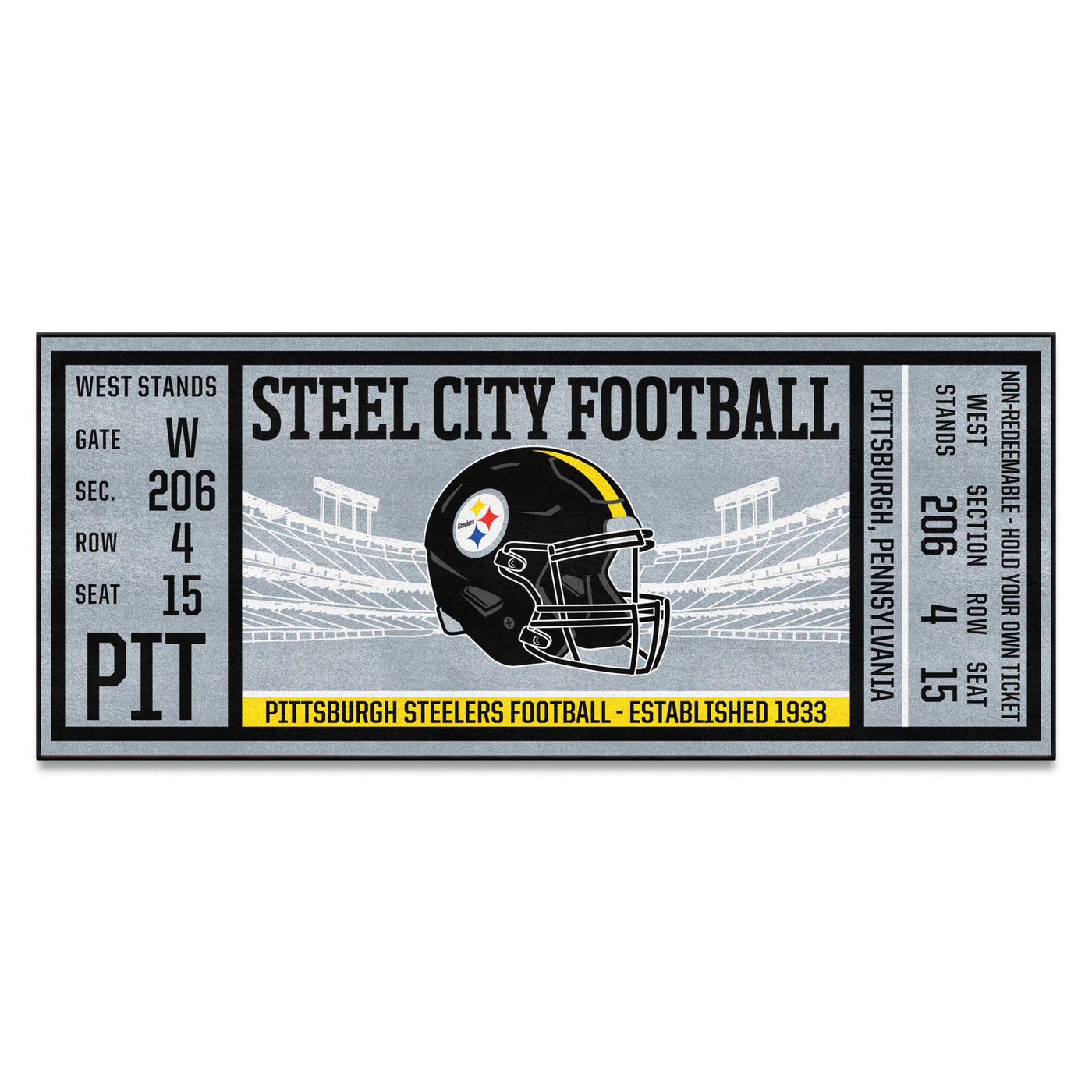 NFL - Pittsburgh Steelers Ticket Runner