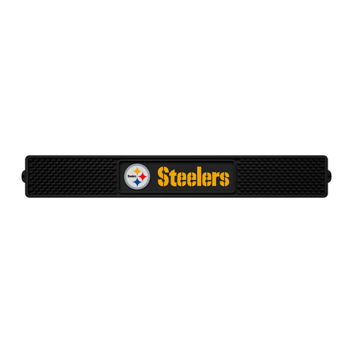 NFL Pittsburgh Steelers drink mat featuring team logo and design, made of durable mat material for fans and game day use.