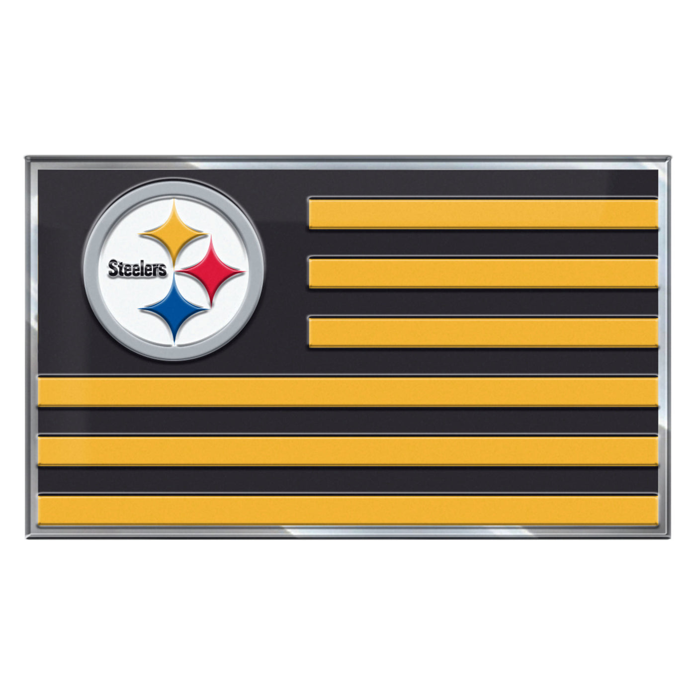 NFL - Pittsburgh Steelers Embossed State Flag Emblem