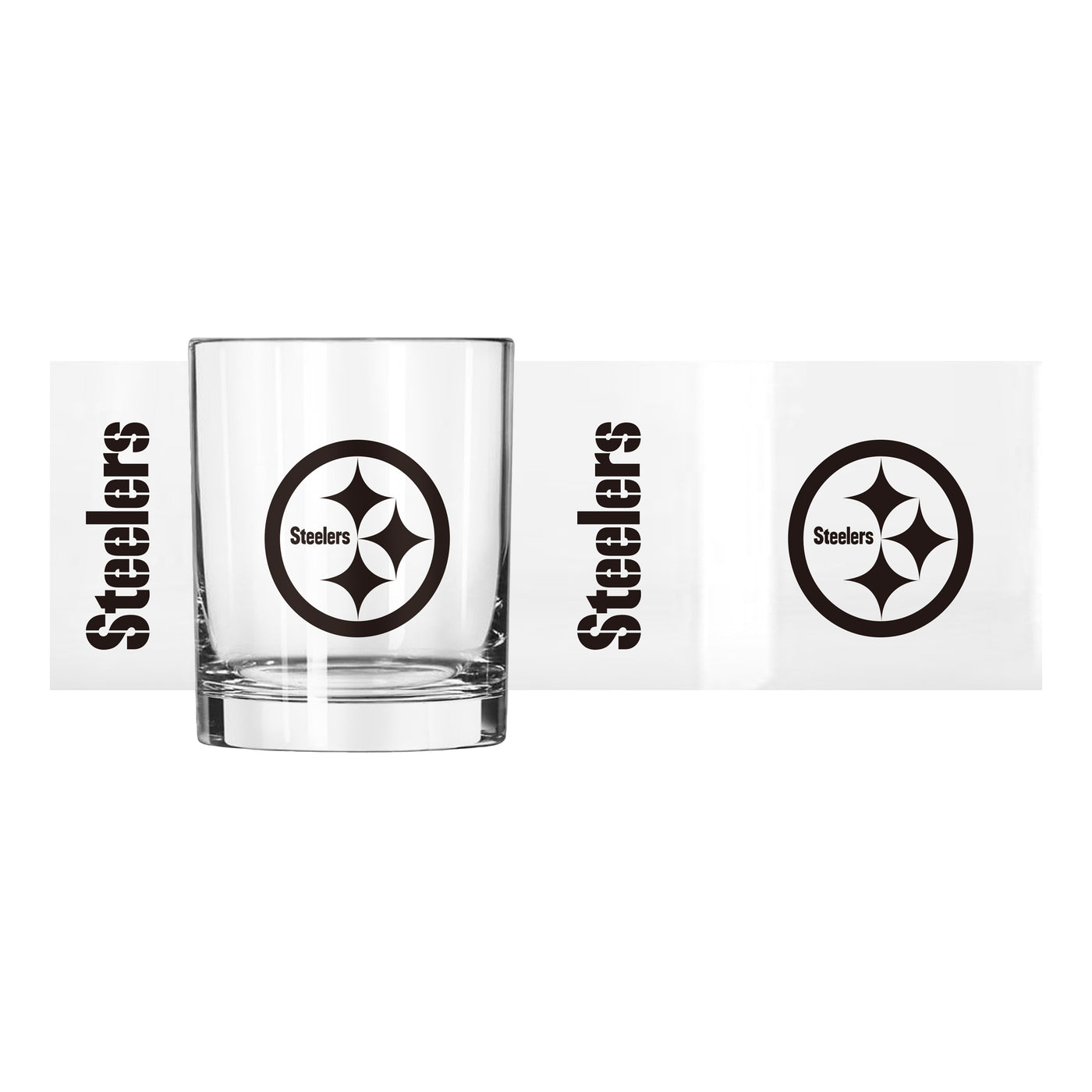 Pittsburgh Steelers 14oz Gameday Rocks Glass