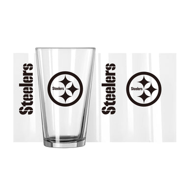 Pittsburgh Steelers 16oz Gameday Pint Glass - Logo Brands