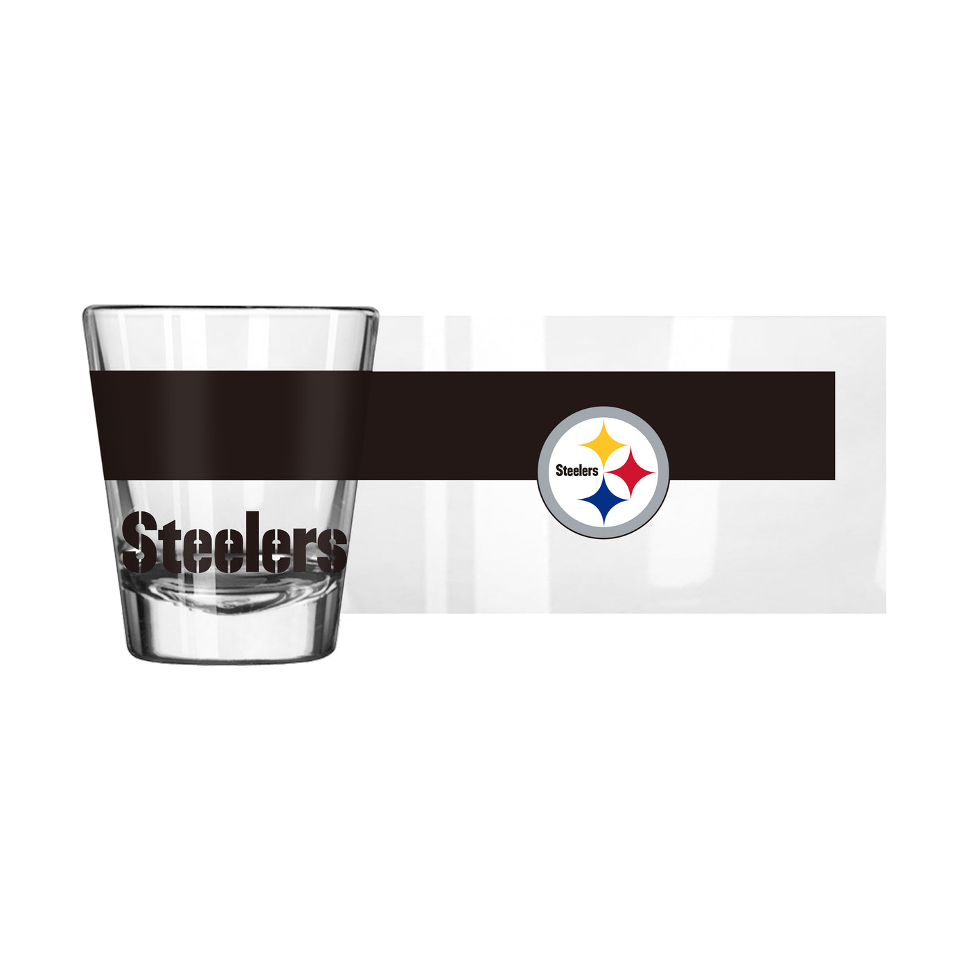 Pittsburgh Steelers 2oz Colorblock Shot Glass
