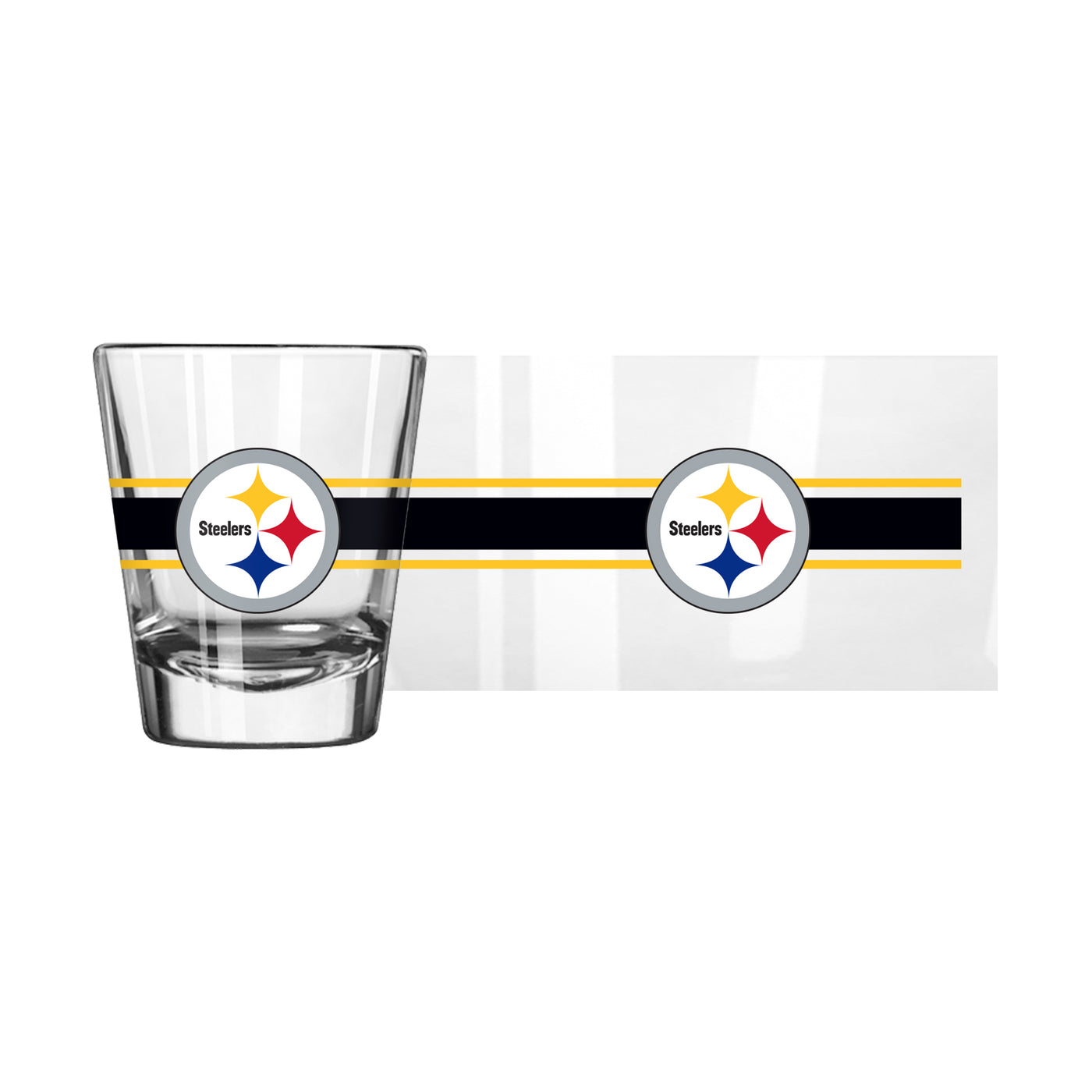 Pittsburgh Steelers 2oz Stripe Shot Glass
