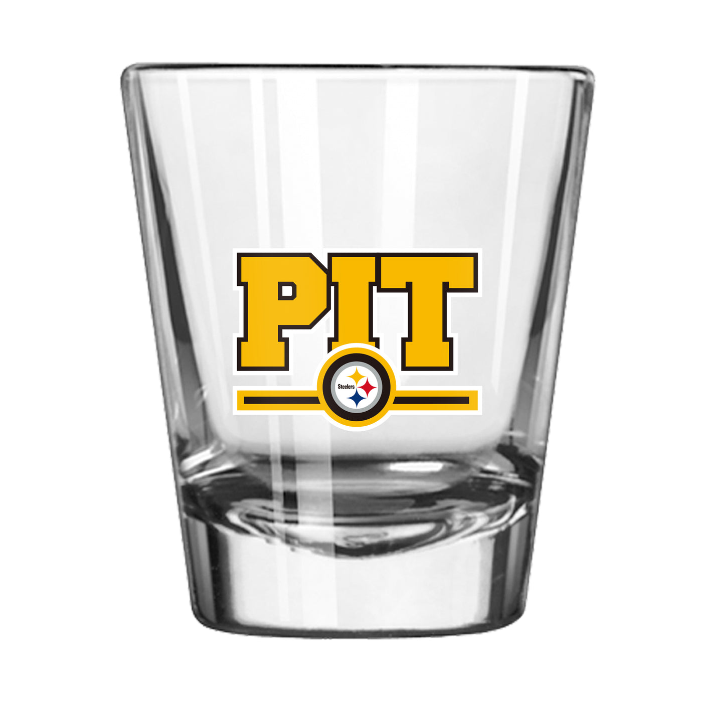 Pittsburgh Steelers 2oz Letterman Shot Glass