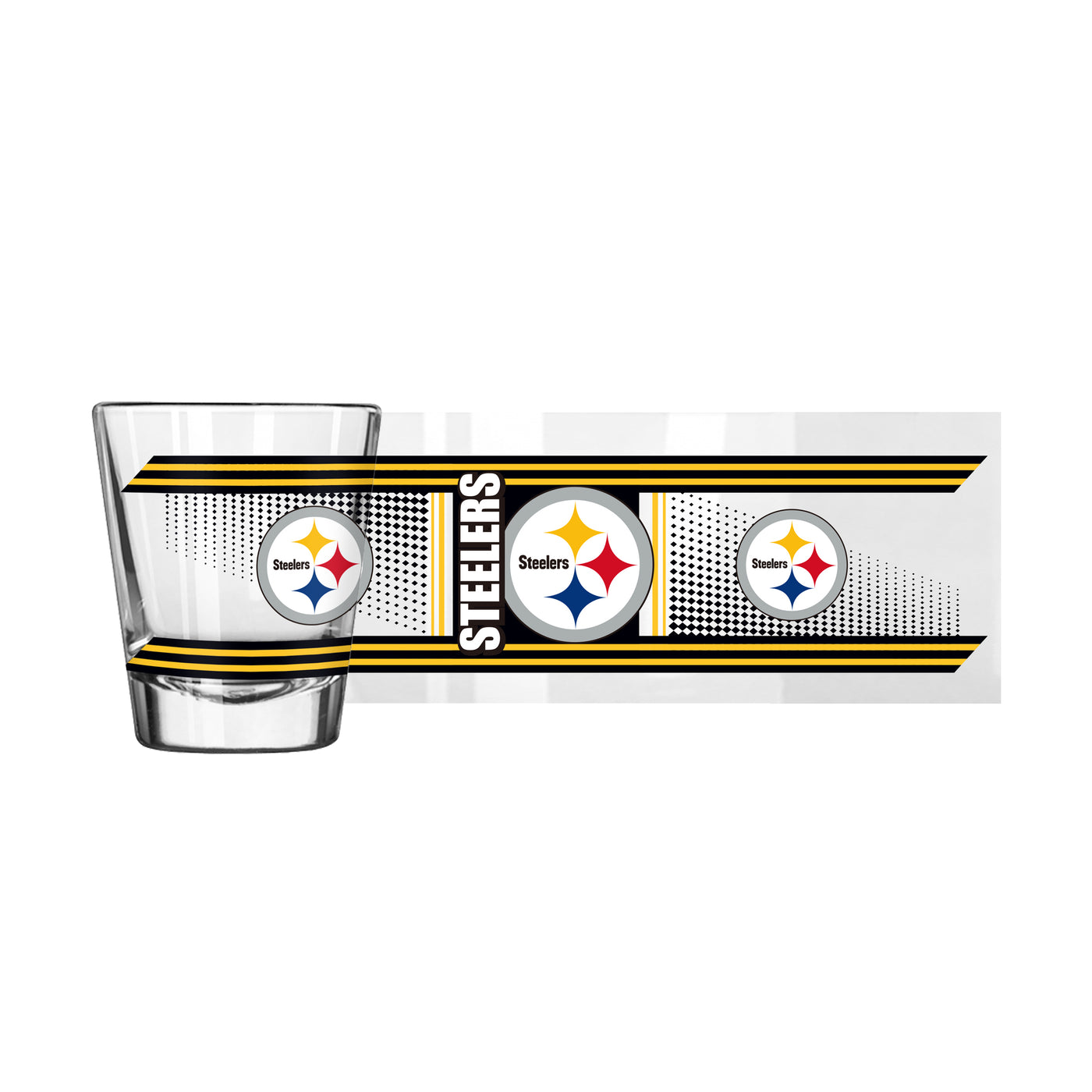 Pittsburgh Steelers 2oz Hero Shot Glass