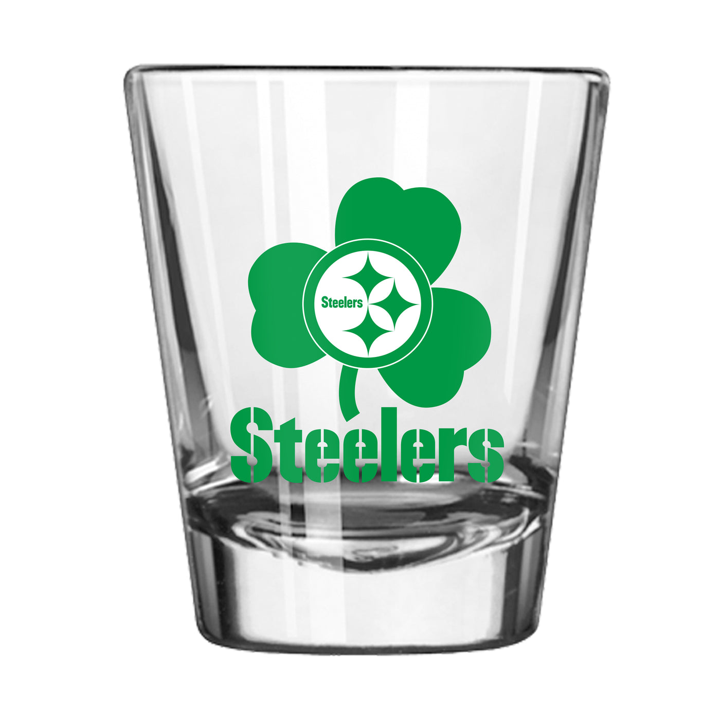 Pittsburgh Steelers 2oz St. Patrick's Day Shot Glass
