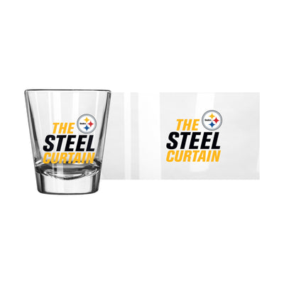 Pittsburgh Steelers 2oz Slogan Shot Glass
