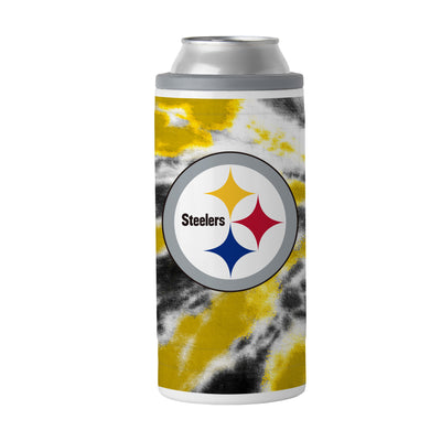 Pittsburgh Steelers 12oz Tie Dye Slim Can Coolie
