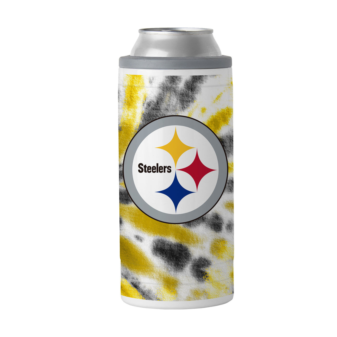 Pittsburgh Steelers 12oz Tie Dye Slim Can Coolie