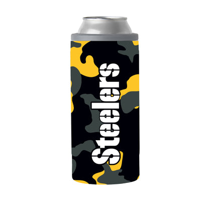 Pittsburgh Steelers Camo Swagger 12oz Slim Can Coolie