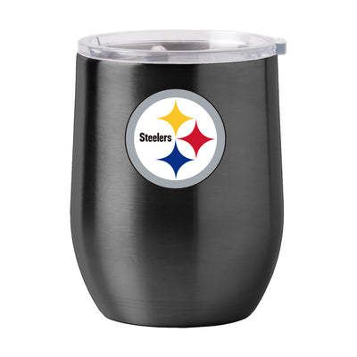 Pittsburgh Steelers 16oz Gameday Stainless Curved Beverage - Logo Brands