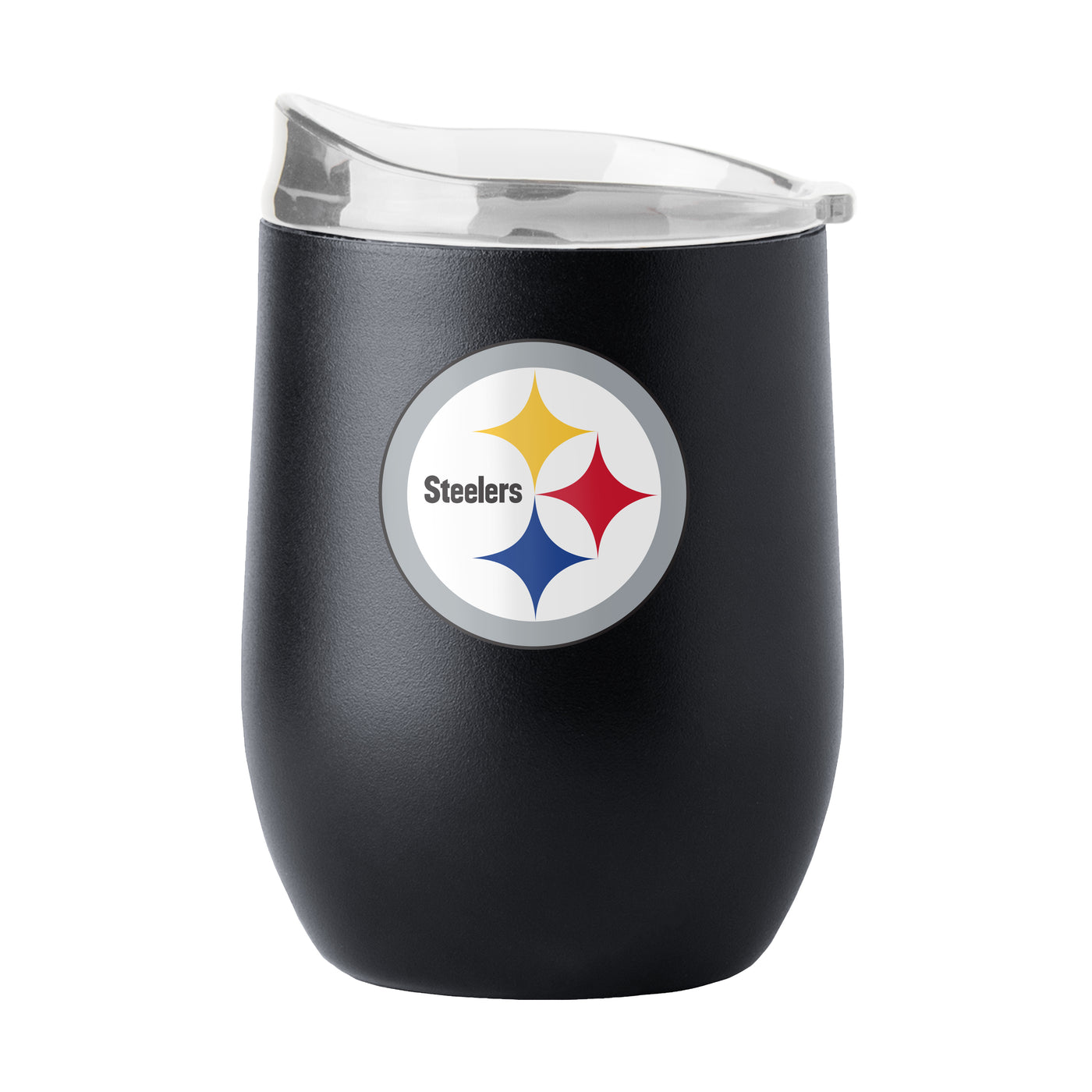 Pittsburgh Steelers 16oz Flipside Powder Coat Curved Beverage - Logo Brands