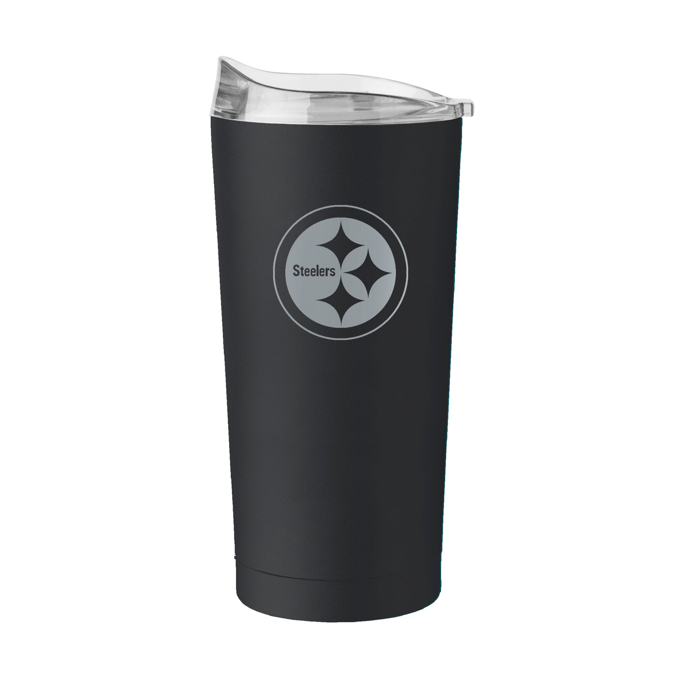Pittsburgh Steelers 20oz Black Powder Coat Tumbler
