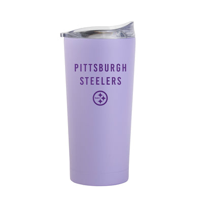 Pittsburgh Steelers 20oz Tonal Lavender Powder Coat Tumbler