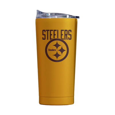 Pittsburgh Steelers 20oz Huddle Powder Coat Tumbler - Logo Brands