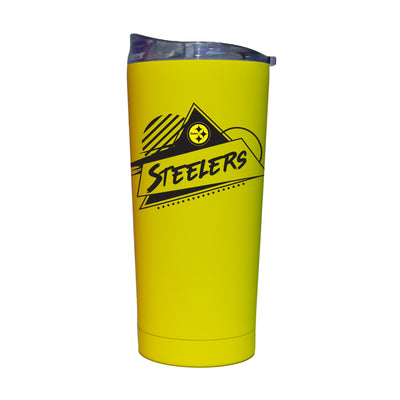 Pittsburgh Steelers 20oz Cru Rad Soft Touch Tumbler