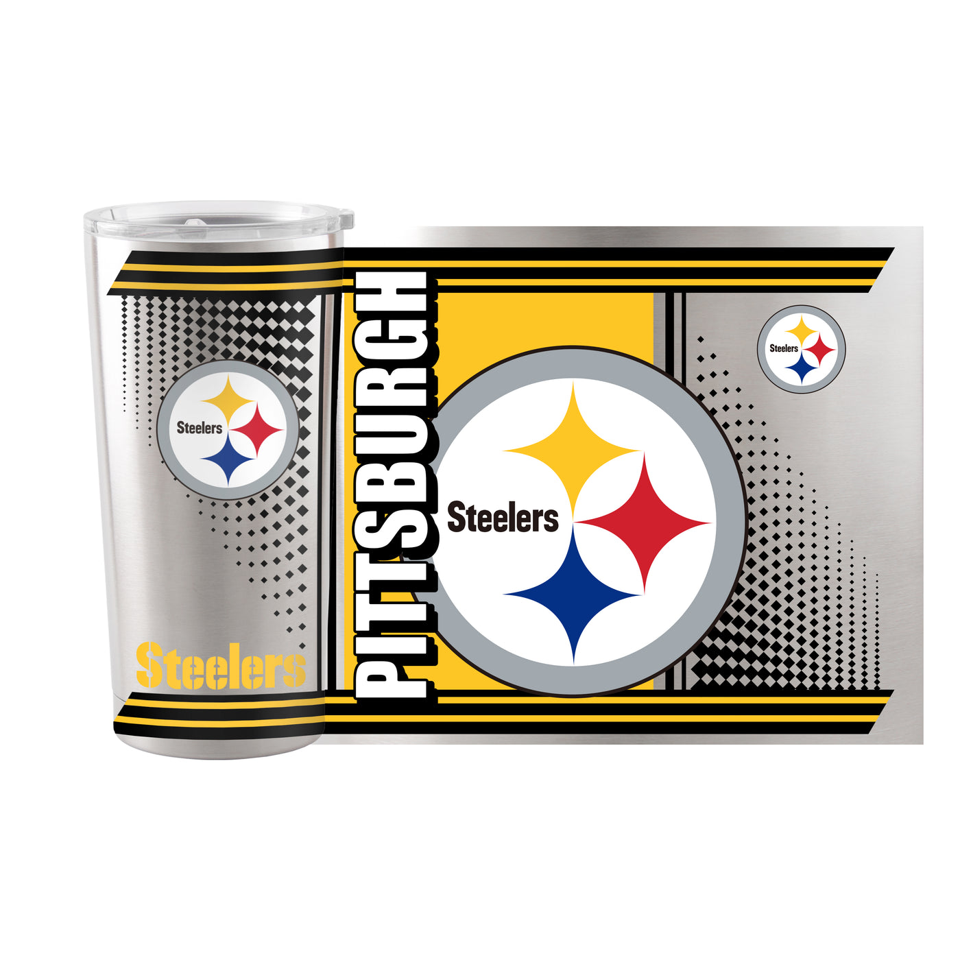 Pittsburgh Steelers 20oz Hero Stainless Tumbler