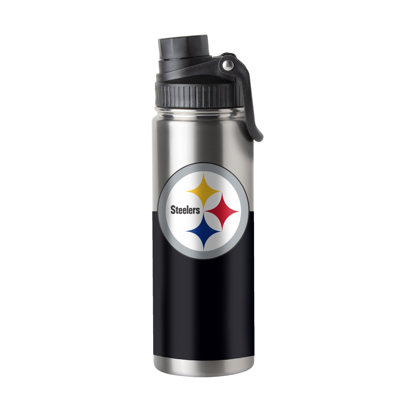 Pittsburgh Steelers Colorblock 21oz Twist Top Bottle