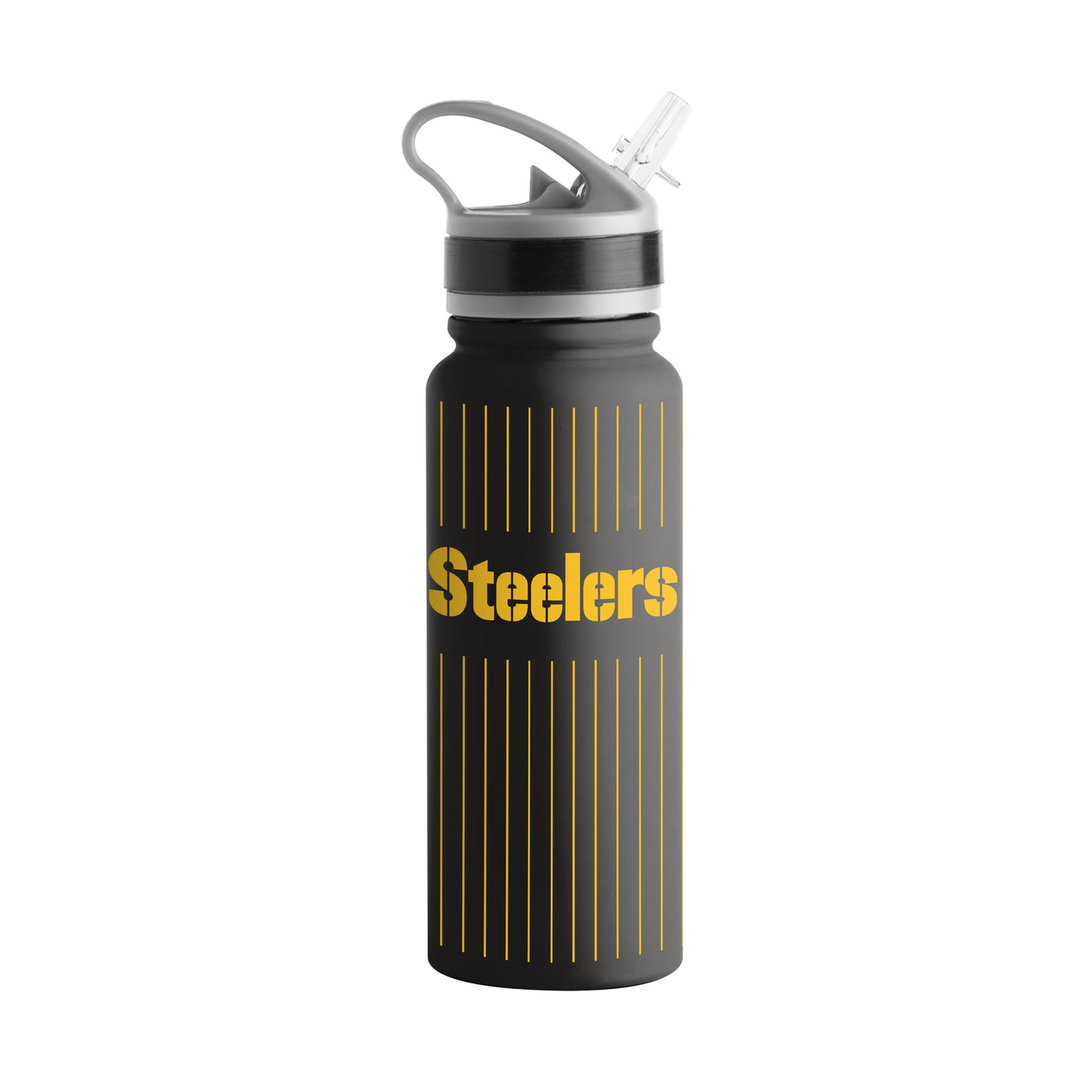 Pittsburgh Steelers 25oz Pinstripe SingleWall FlipTop Bottle