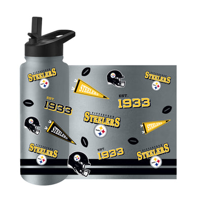 Pittsburgh Steelers 34oz TJX Native Quencher Bottle