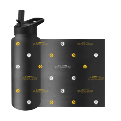 Pittsburgh Steelers 34oz Step And Repeat Quencher Bottle