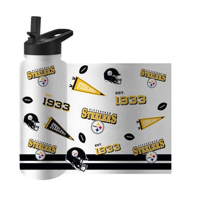 Pittsburgh Steelers 34oz TJX Native Quencher Bottle