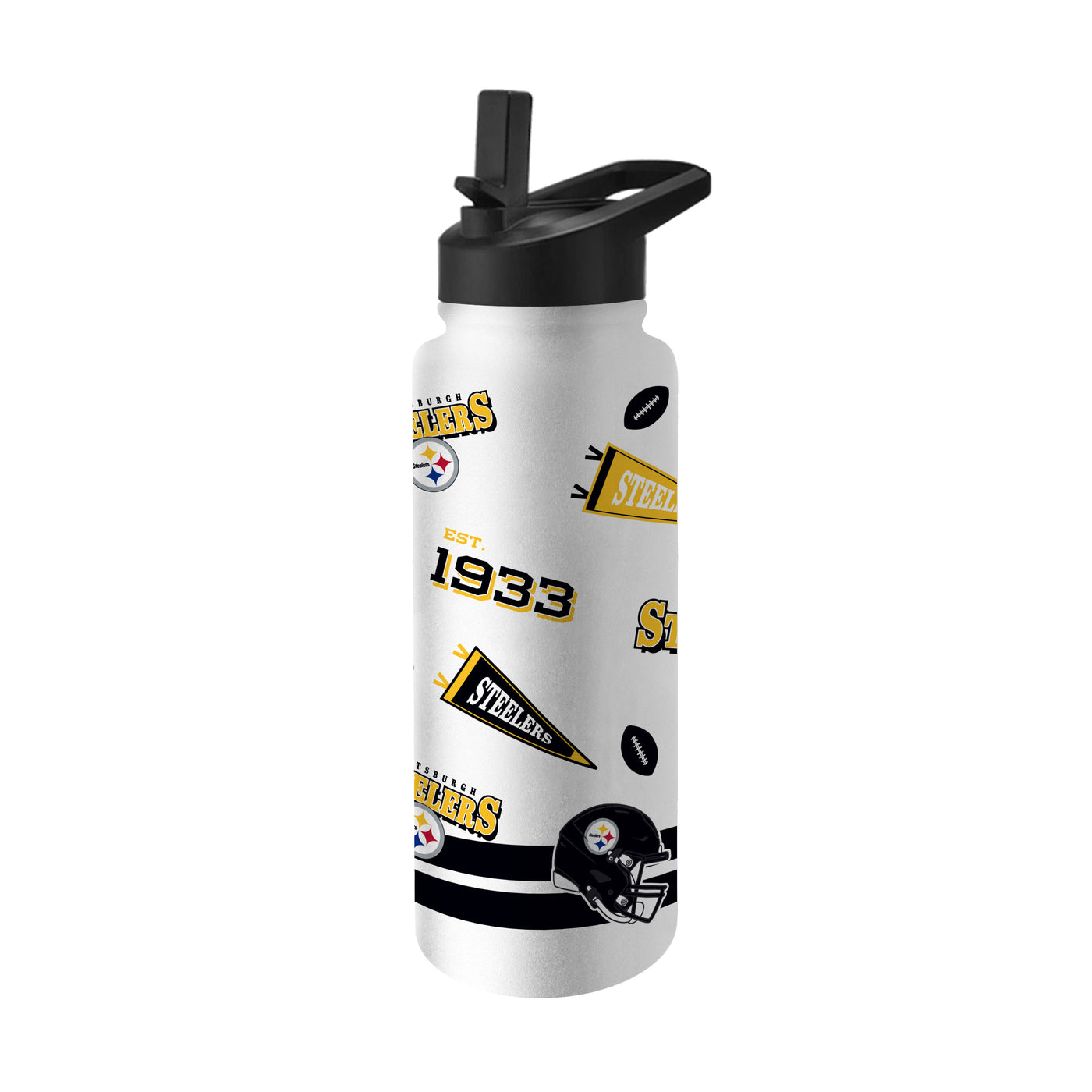Pittsburgh Steelers 34oz TJX Native Quencher Bottle