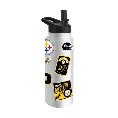Pittsburgh Steelers Dreamweave 34oz Quencher Bottle