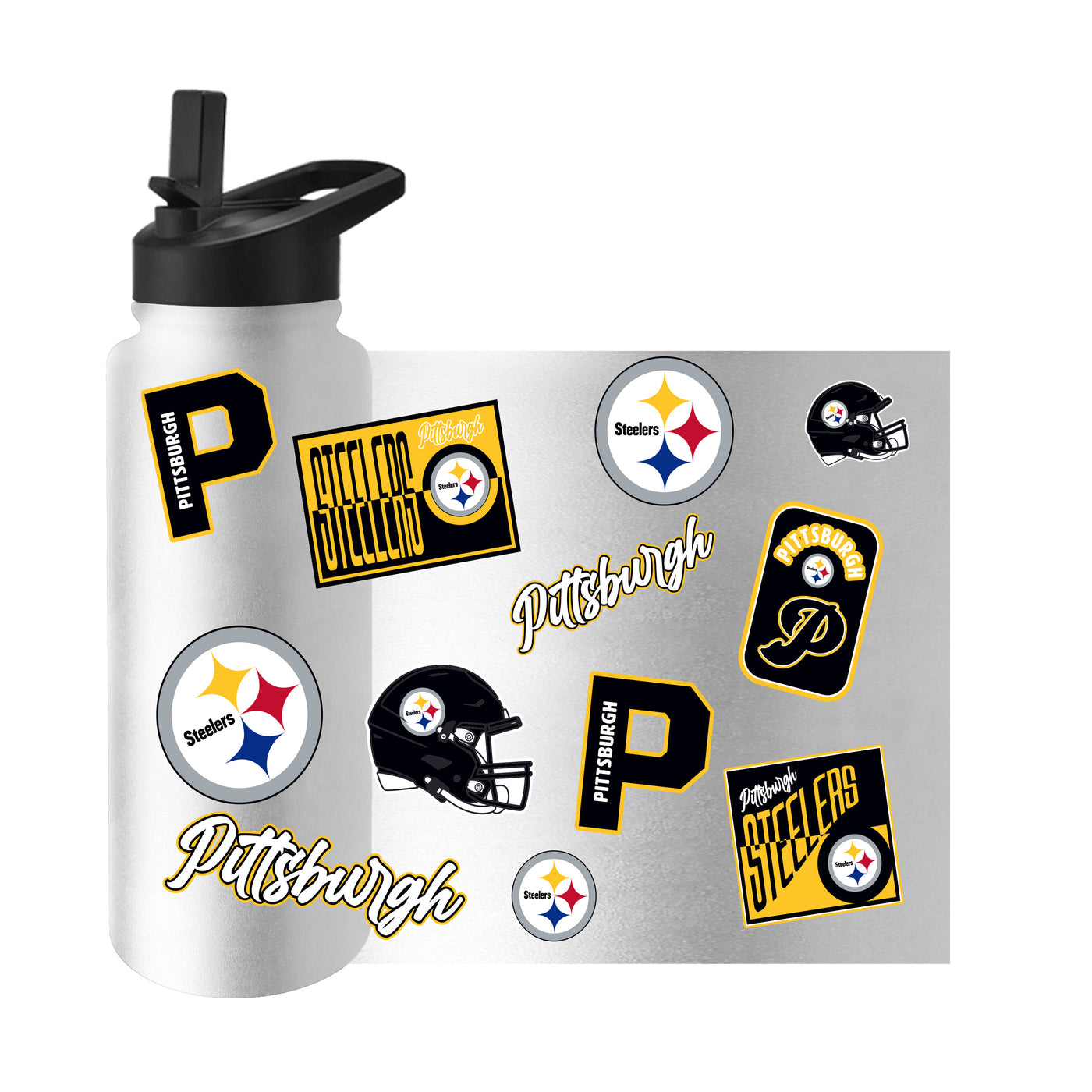 Pittsburgh Steelers Dreamweave 34oz Quencher Bottle