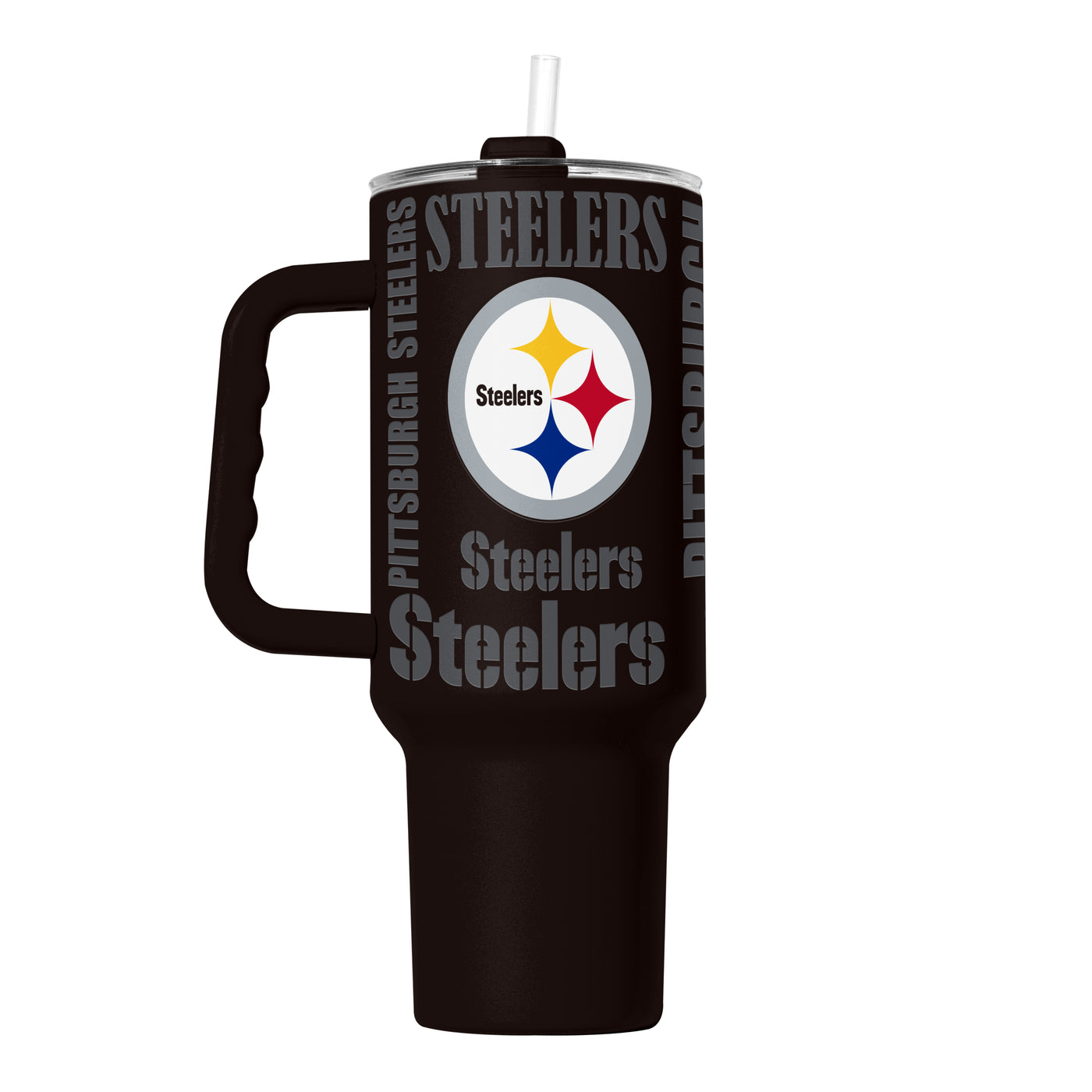 Pittsburgh Steelers 40oz Replay Powder Coat Tumbler