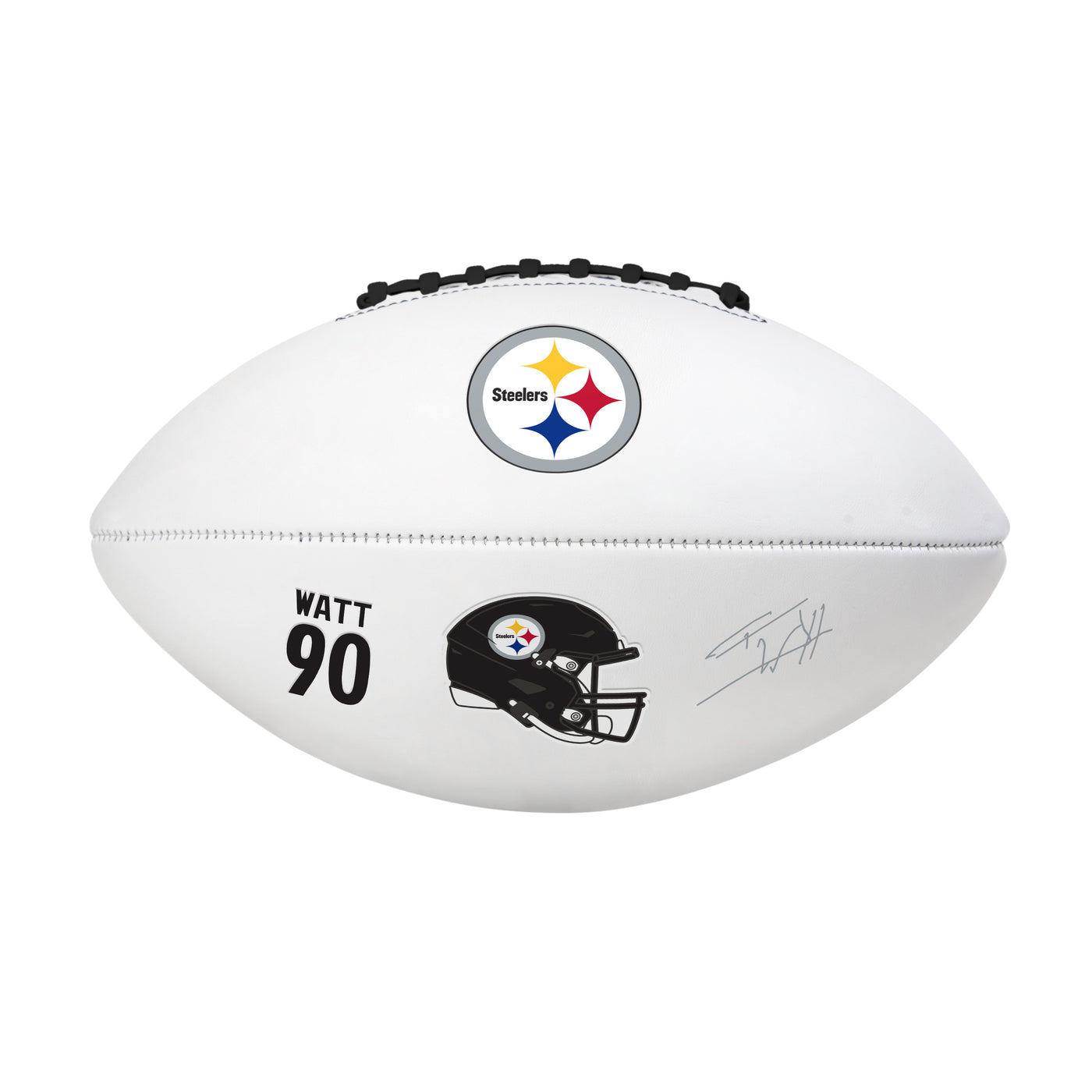 Pittsburgh Steelers TJ Watt Full Size Autograph Football