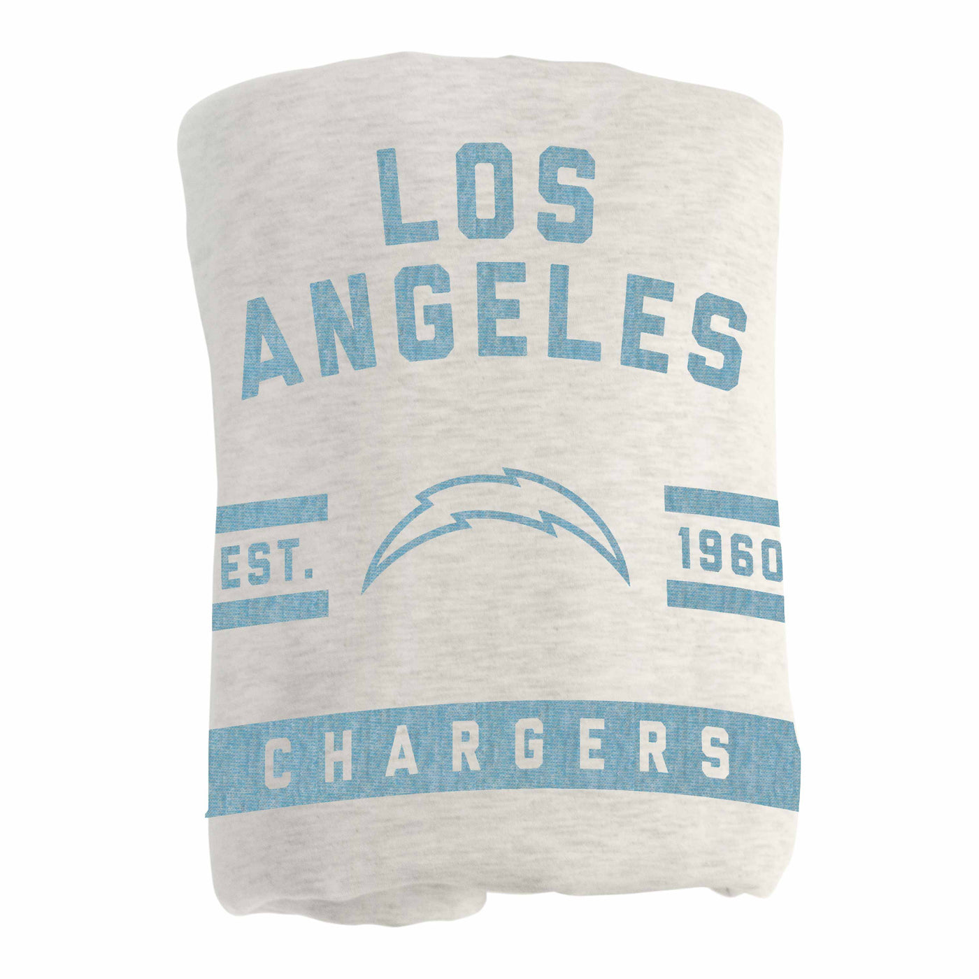 LA Chargers Oatmeal Sweatshirt Blanket