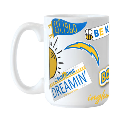 LA Chargers 15oz Native Sublimated Mug