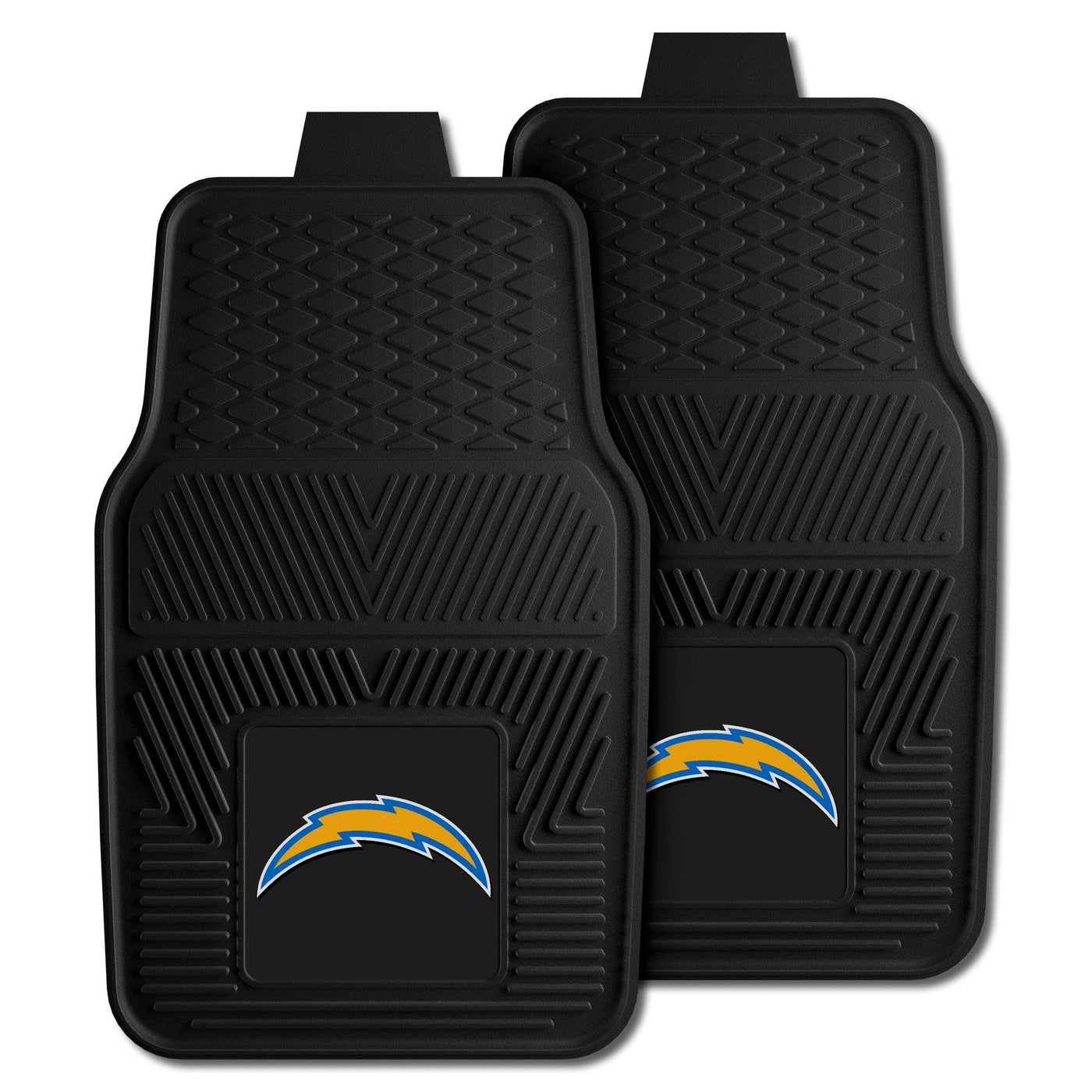 NFL - Los Angeles Chargers 2-pc Vinyl Car Mat Set